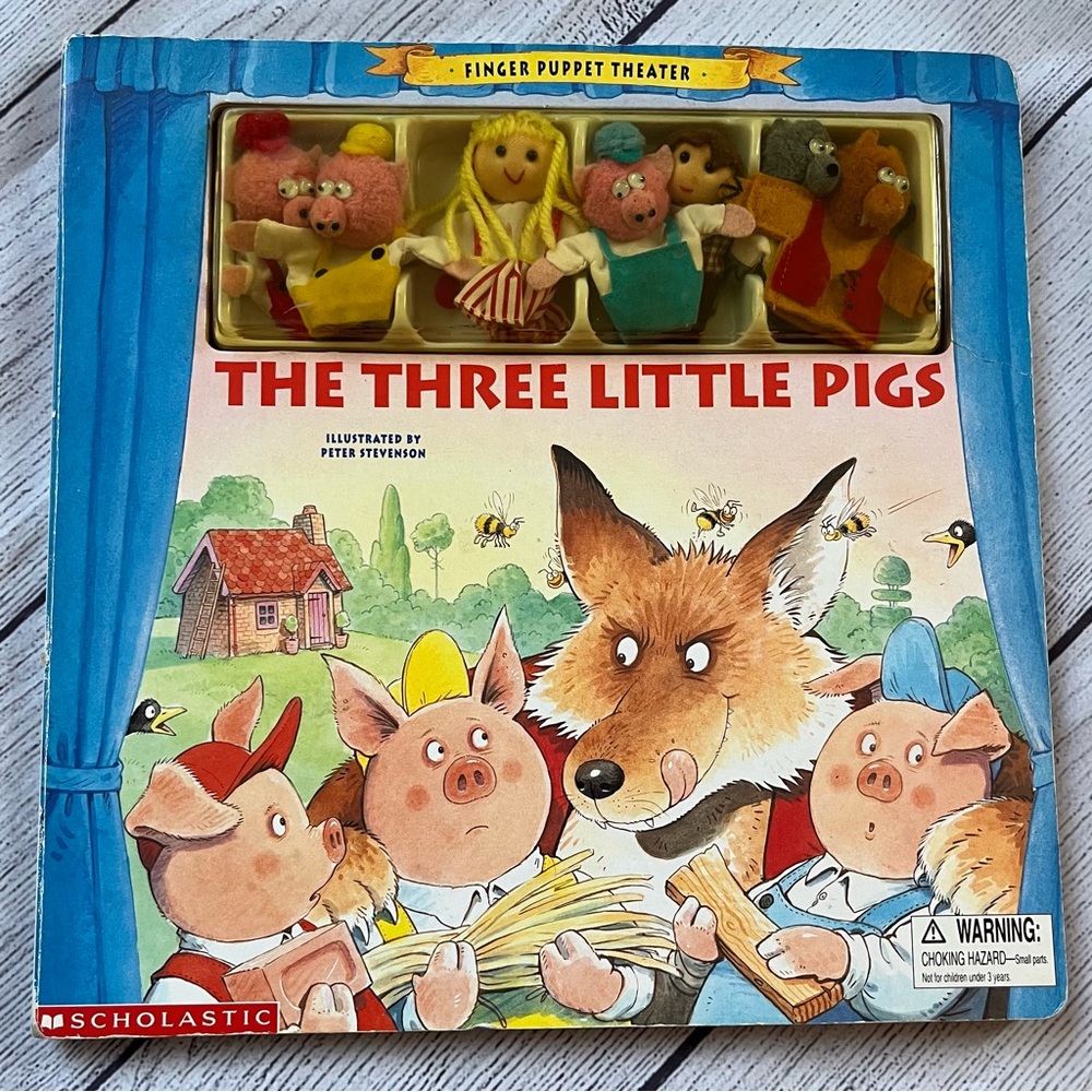 Scholastic finger puppet theatre book